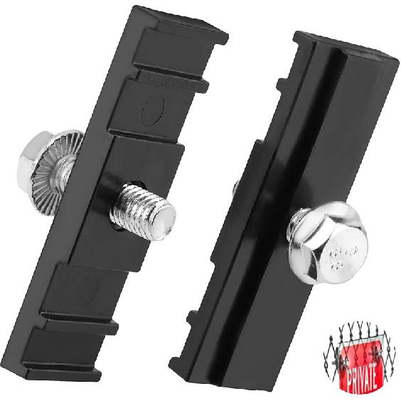 20pcs Chain Link Fence Signs Mounts Fastener Clips, for Standard Chain Link Fence, Fence Easy Sign Mounting Brackets Clamps with Stainless Steel 4PCS
