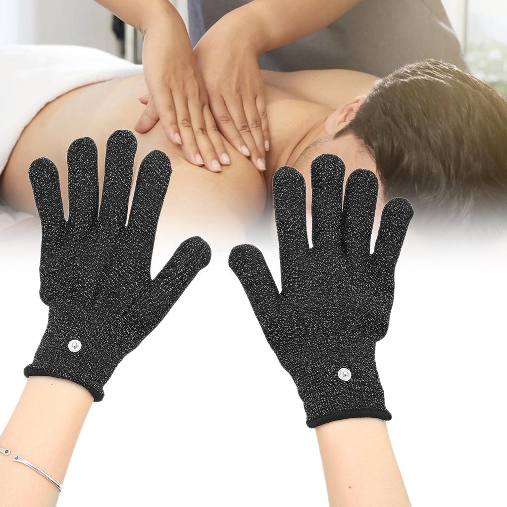 Electrode Gloves Electrotherapy Massager TENS Machine AntiStatic Electrode Gloves