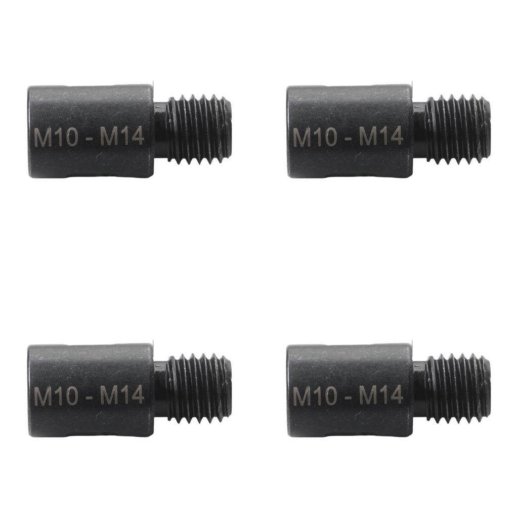 M10 For M14 4pcs Thread Adapter Converter For Angle Grinder Drill Bit Shank Angle Grinder Shaft Adapter Interface Connector