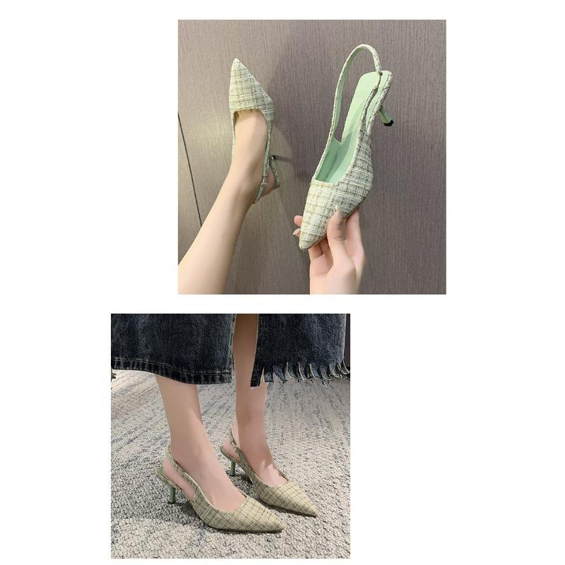 High Heels, Zehenkappen, Sandalen, Dünne Absätze, Spitze Zehen, Einzelne Schuhe, Damenschuhe