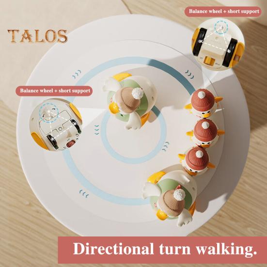 Bauchlage Gans Familie Spielzeug Laufende Mutter Baby Gans Spielzeug mit Musik Licht Pädagogisches Elektrisches Leuchtendes Schwingen Krabbelndes Enten Spielzeug Kleinkinder Junge Mädchen