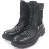 Tolle Stiefeletten Gancini Silbernes Metall Schnürung Gebraucht