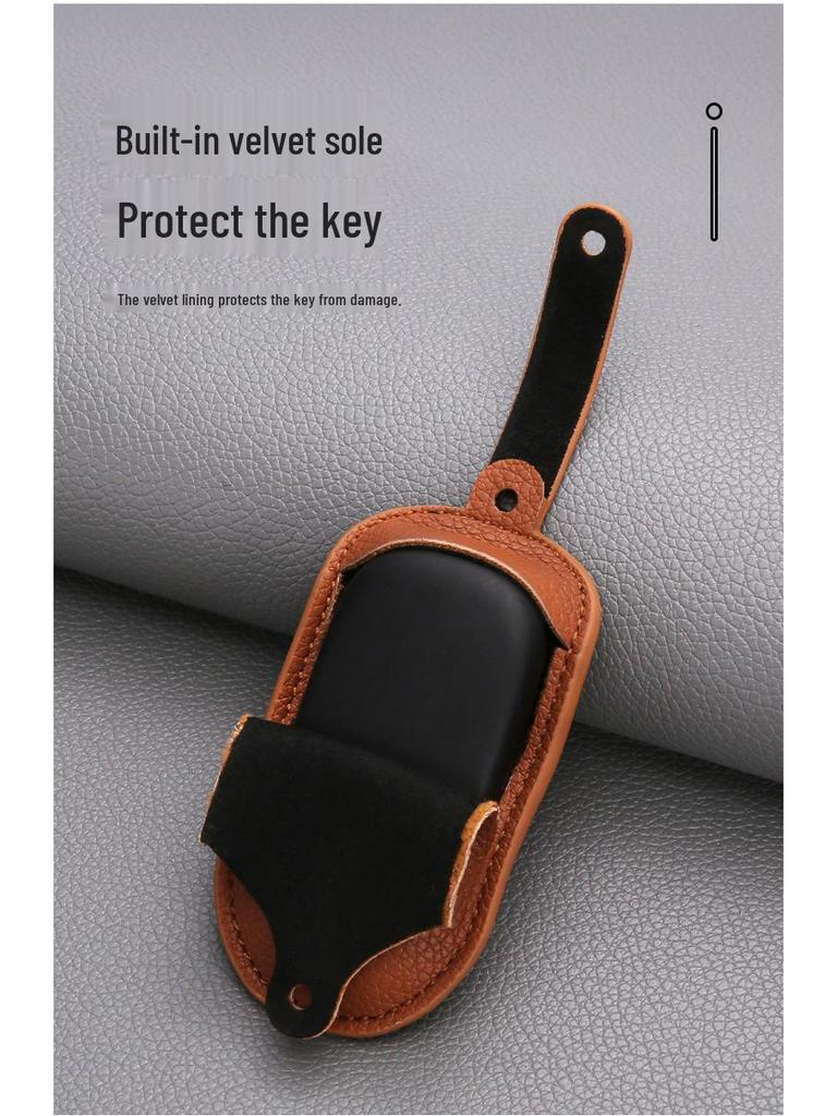Li Auto L9/L8/L7 Lychee-Pattern Key Case: Remote Key Protective Shell and Fastener