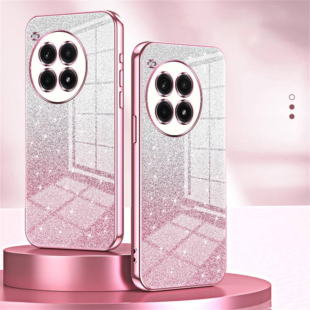 For OnePlus Ace 3 Pro 5G Case Electroplating Gradient Glitter TPU Phone Cover