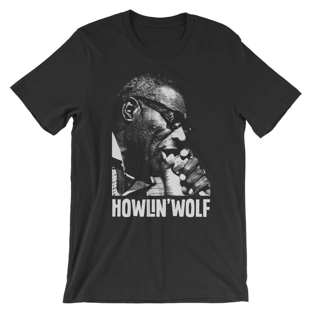 Retro He Lives 90S Howlin Wolf Shirt Vintage Black Unisex S-5XL Unisex T-Shirt S
