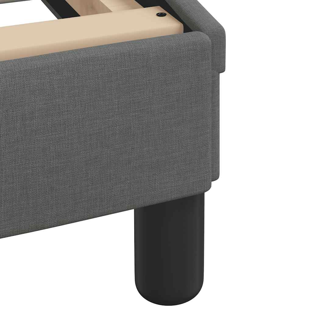 Dover Bed Frame Dark Grey 193 x 203 cm Fabric