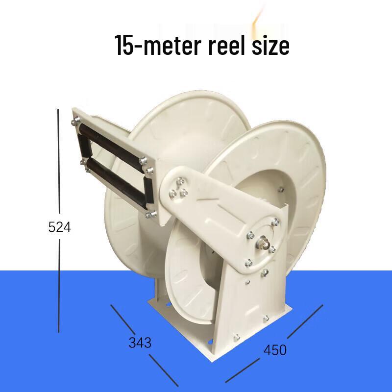 Automatic Retractable Fuel Hose Reel CN plug (adapter included)