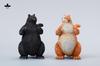 JXK Godzilla Cat Version Home Decor Interior Durable Polyresin with Intricate Details Funny Cat Gift Pet Goji-Nyan