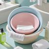 Large Durable Multi-Purpose Plastic Wash Basin for Dorms and Babies