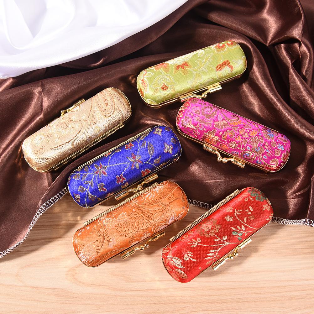 1 STKS Lippenstift Doos Enkele Lippenstift Opbergdoos Cosmetische Tassen Met Spiegel Vrouwen Make-up Opbergdoos