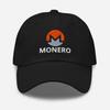 Monero Crypto Trading Embroidered Dad Hatcap