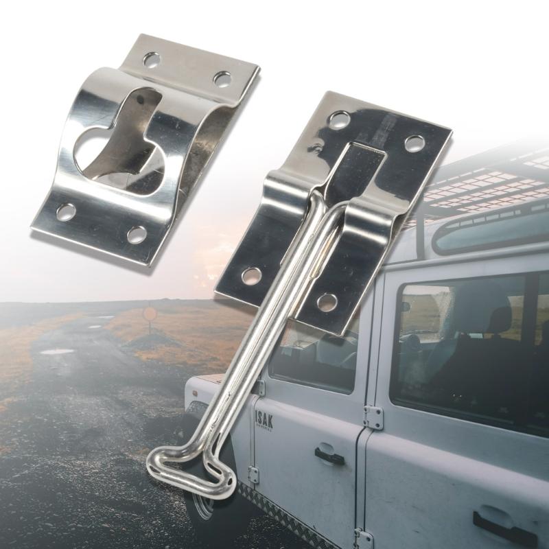 Stainless Steel RVs Door Holder Latches Catch for Trailer,Camper,Cargo,Truck 4" 6'' Door Catch Latches T-Style Holder