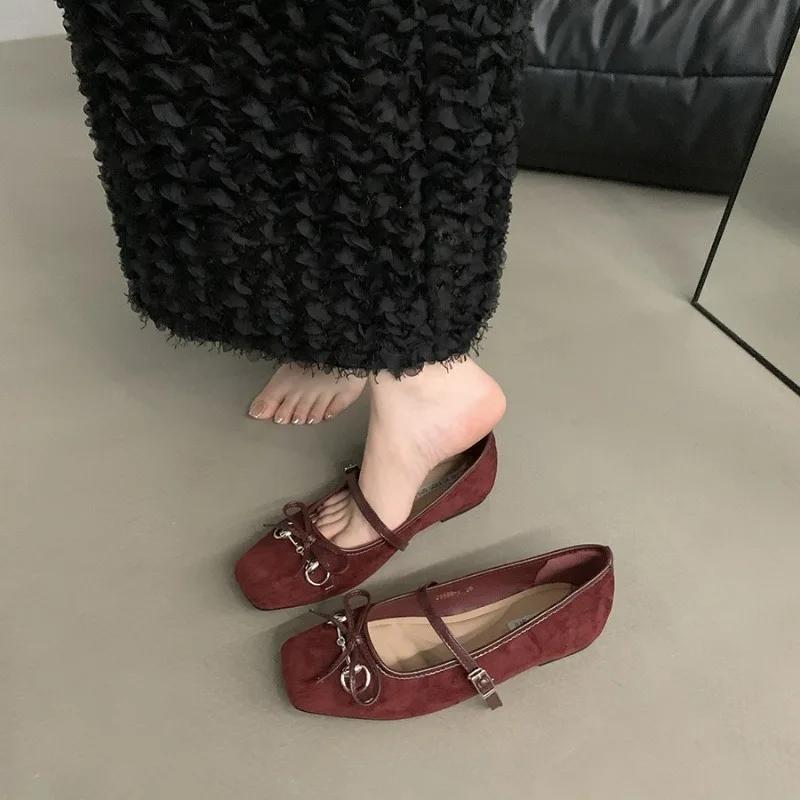 Fashion Ladies Shoes 2025 Shallow Women's High Heels Fashion Butterfly-knot New Metal Decoration Best Seller Buckle Mary Jane Shoes