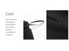Black High-Waist A-Line Skirt for Women - Autumn 2023, Large Size, with Slit