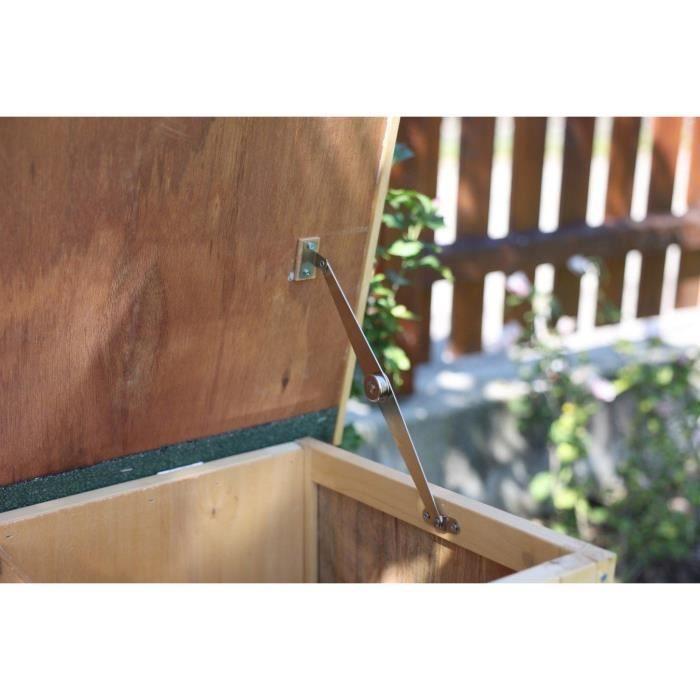 Outdoor Hutch - KERBL - FRED - 100x45x62 Cm - Wood - Secure Shelter for Rodents