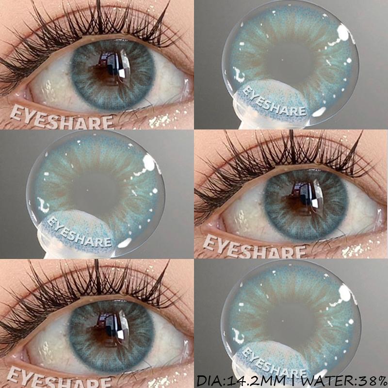 

1 пара цветных контактных линз для глаз Натуральные линзы для глаз Голубые линзы для глаз Коричневые линзы Серые зрачки Ежегодные зеленые контактные линзы для глаз