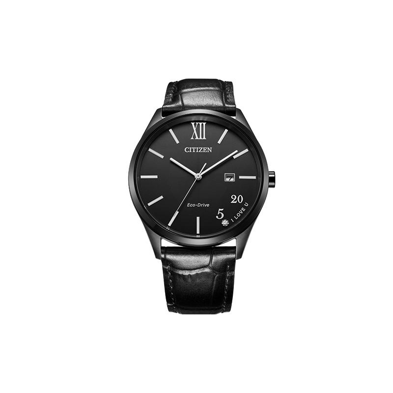 CITIZEN Eco-Drive Series Black Dial Date