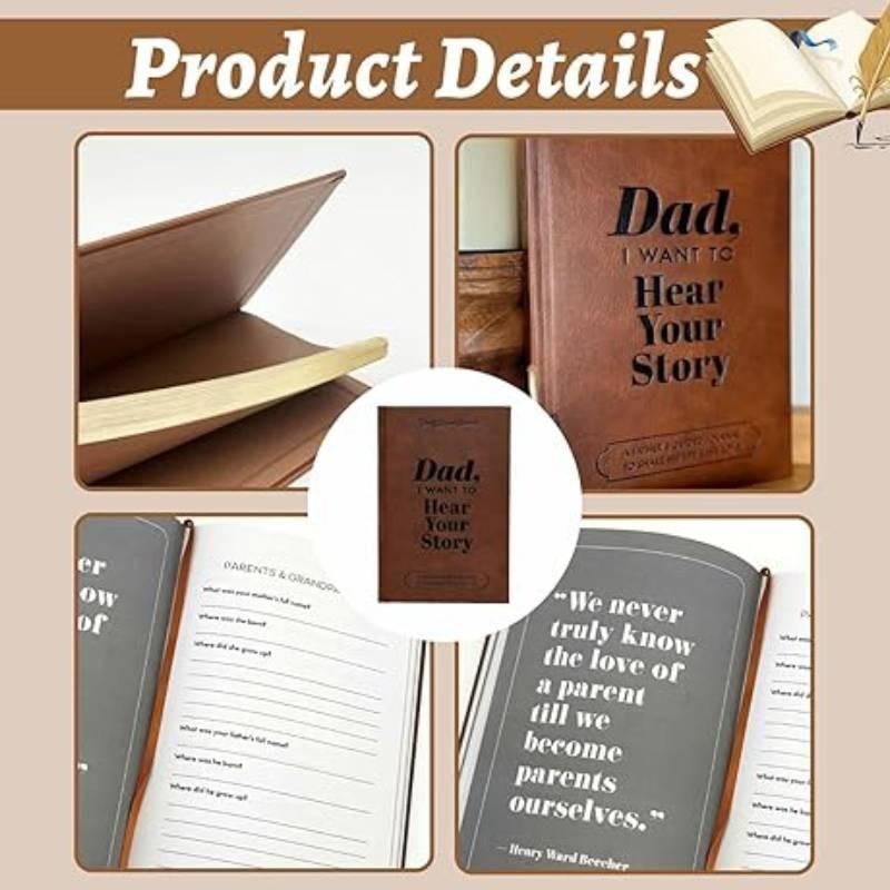 Want Dad I To Hear Your Story Heirloom Edition Notebook Diary Journal Record