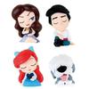 Takara Tomy Arts Shoulder Zun The Little Mermaid X Complete Set of 4 Gachapon Capsule Toys Fig. Part.2