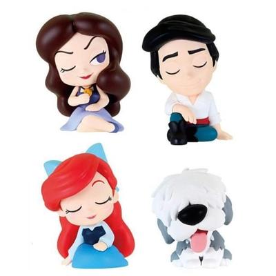 Takara Tomy Arts כתף זון בת הים הקטנה x סט מלא של 4 צעצועי קפסולה גאצ'פון דמות. חלק.2
