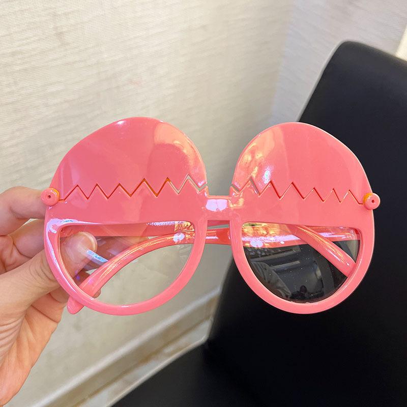 

1pc Chicken Party Glasses - Funny Animal Costume Eyewear with Big Eyes, Lightweight Plastic Party Glasses for Birthday,Halloween рожевий