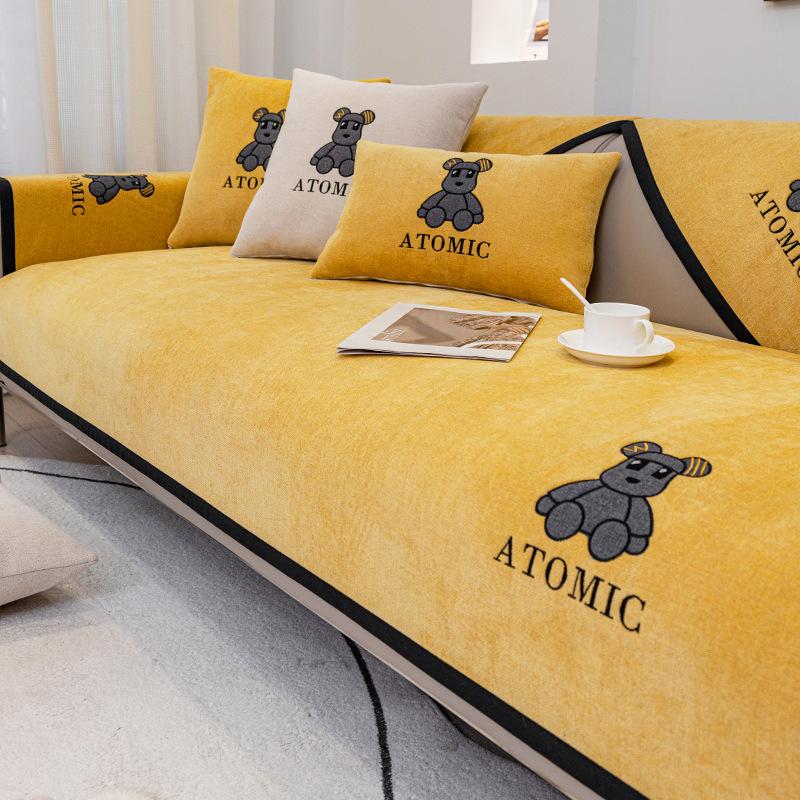 1 buc Husă de canapea anti-murdară, anti-alunecare, pernă de covoraș pentru câini, all-inclusive, detașabilă, cu mai multe dimensiuni, prosop de canapea de colț Prosop de canapea secțională