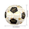 Ronaldo's Golden Ronaldo Celebration Size 5 Soccer Football Machine-Stitched Indoor/Outdoor Training and Matches Unique Gift for Soccer Lovers