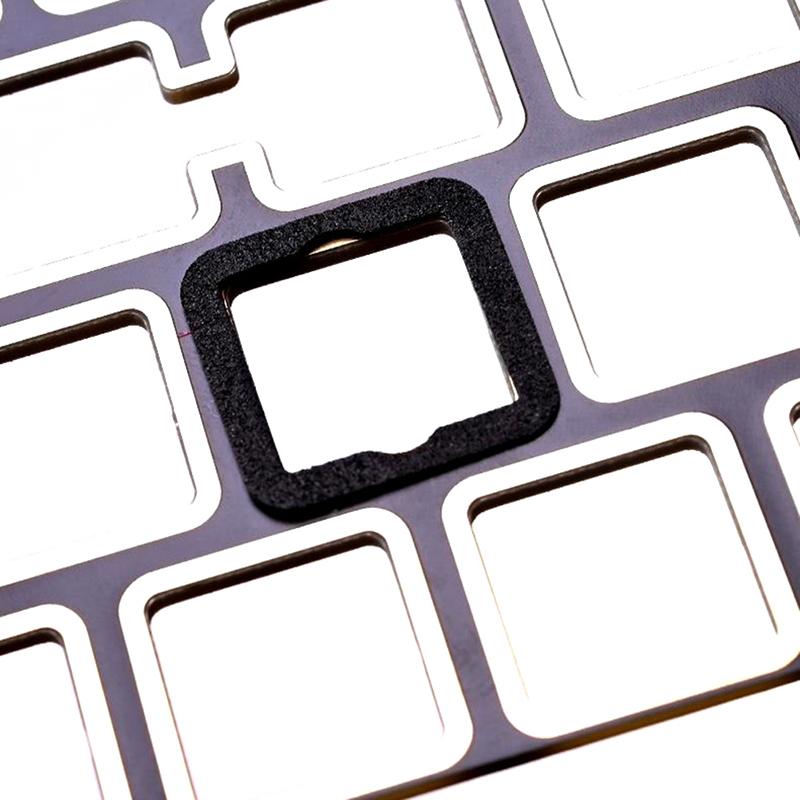 120Pcs/Pack Mechanical Keyboard Switch Pad Film Foam Positioning Plate Foot Pad
