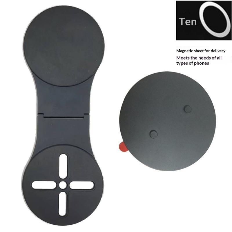 Universal Magnetic Phone Mount Holder For Computer Monitor Laptop Car Dashboard Aluminum Foldable Adjustable Stand