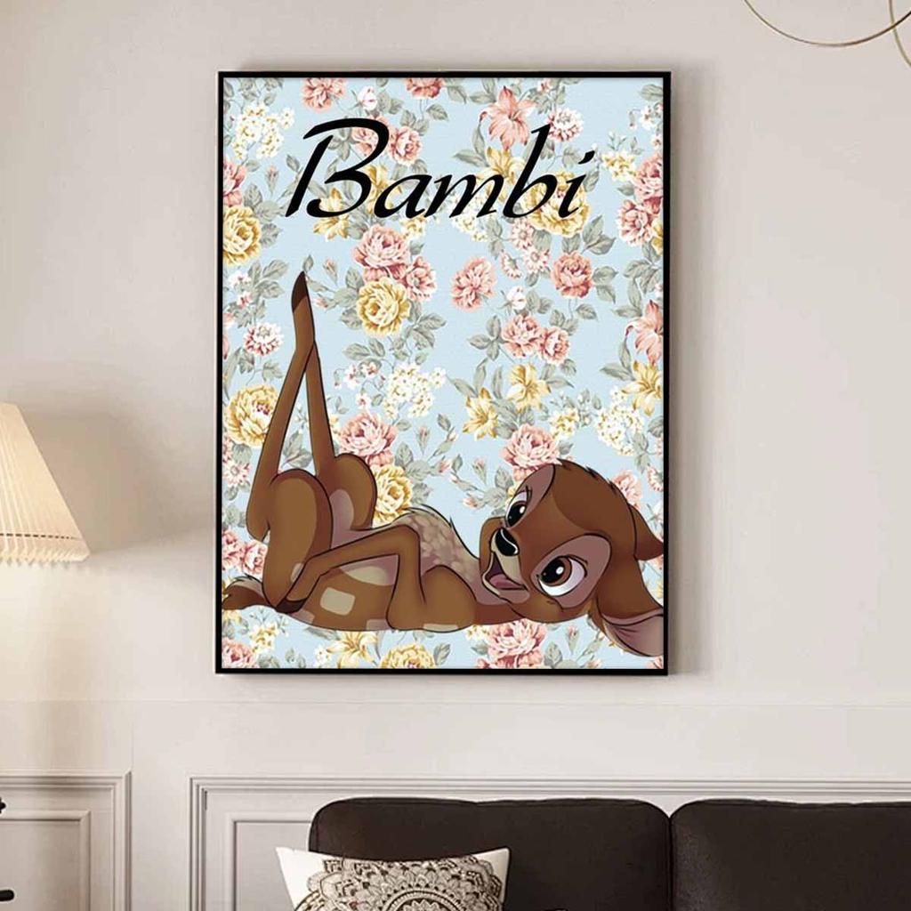 5D Diy Diamond Painting Bambi The Fawn Full Drill Rhinestones Mosaic Embroidery Handmade Products Home Decor Gift