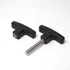 Phenolic Plastic Locking Knobs T Shaped Clamping Wing Knob