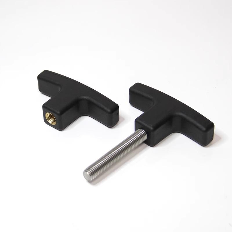 Phenolic Plastic Locking Knobs T Shaped Clamping Wing Knob
