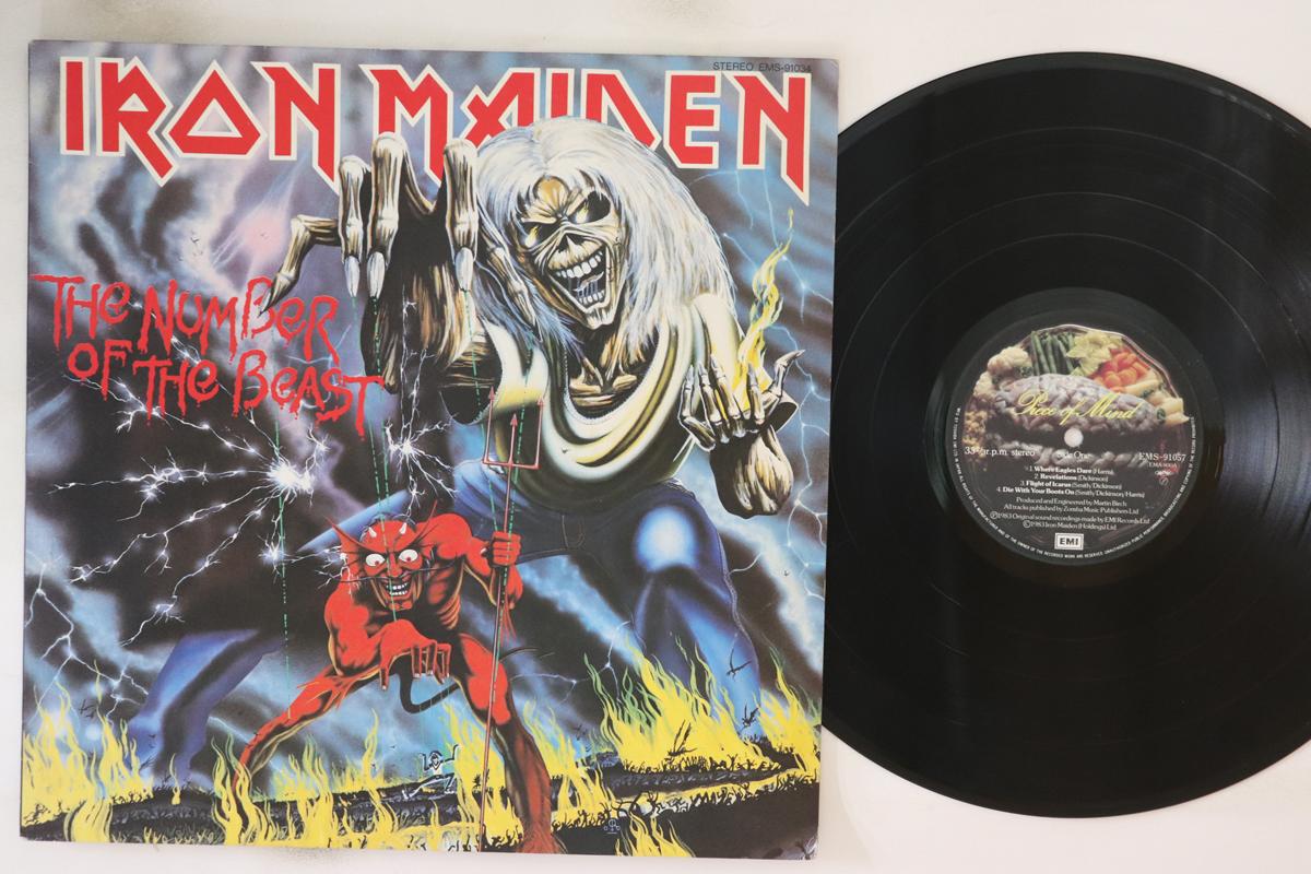 

LP Record IRON MAIDEN - Number Of The Beast EMS91034 EMI 1982 Japan Metal Used