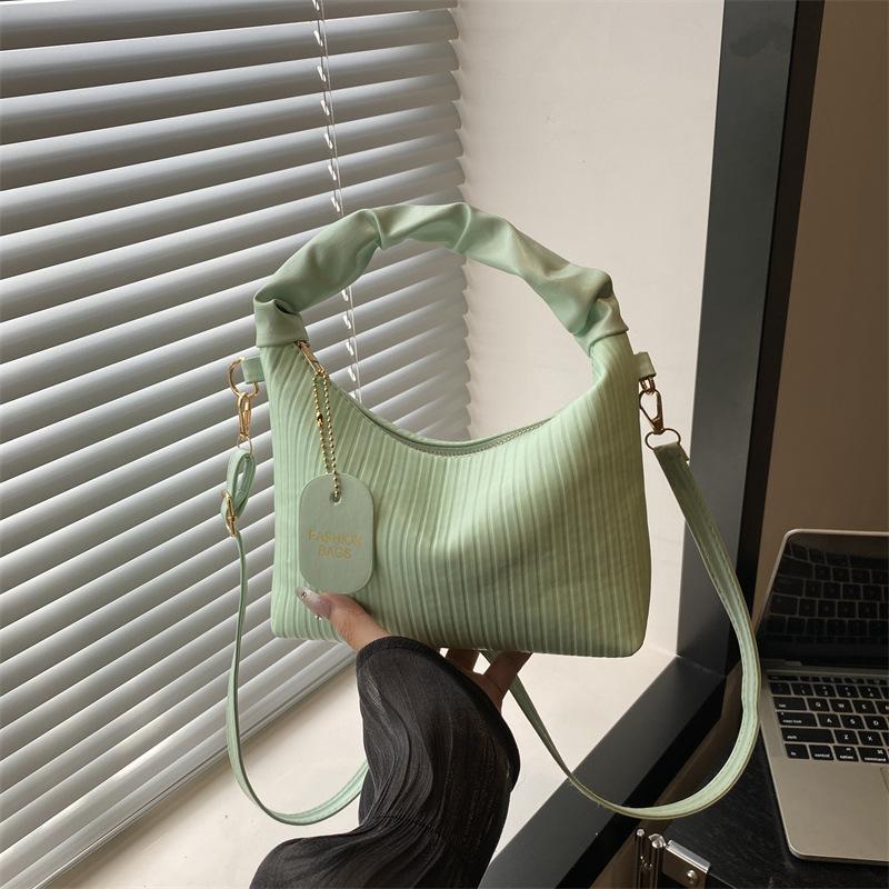 High-value Niche Design Pleated Portable New Summer Popular Beautiful Shoulder Messenger Bag Versatile