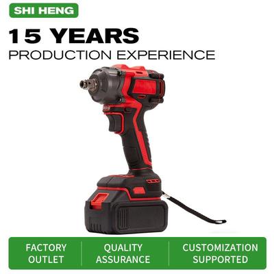 Brushless High-Torque Lithium Impact Wrench 300N with Battery for Drilling and Fastening