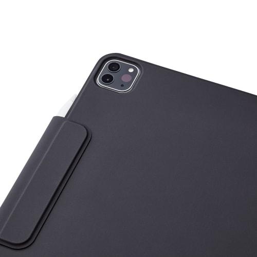 ELECOM iPad Pro 11 4th/3/2nd Generation (2022/2021/2020) Magnetic Case Cover Magnetic Adsorption Soft Leather Material Auto Sleep/Wake Compatible Blac