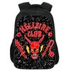 Printed Stranger Things Peripheral Double-Layer Schoolbag, Cartoon Stragner Things Student Computer Backpack