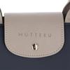 MOTTERU Cooler Lunch Tote | Stylish Insulated Lunch Tote Bag, Cute Handbag for Adults (Navy)