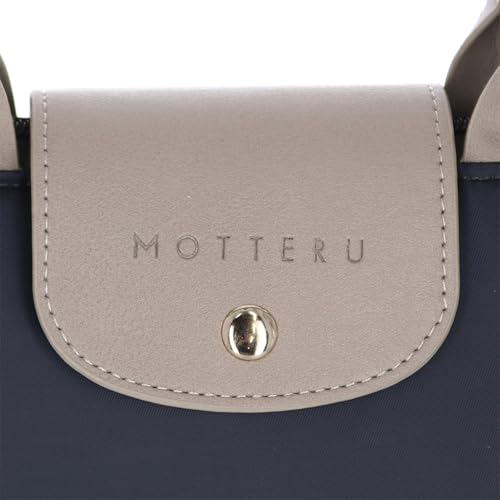 MOTTERU Cooler Lunch Tote | Stylish Insulated Lunch Tote Bag, Cute Handbag for Adults (Navy)