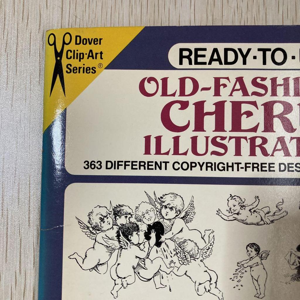 [USED] Angel motif illustration collection for cutting and pasting Western books