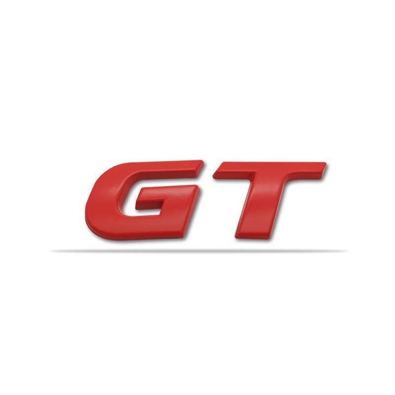 FRL1 Adesivo per Auto 3D Logo GT Emblema Metallico Distintivo Decalcomanie Per 206 207 307 208 2008 RCZ GT Polo Golf 5 7 Passat B5