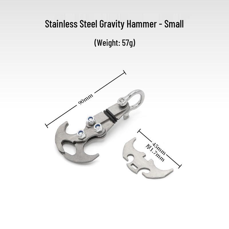 

Утолщенный многофункциональный крюк для скалолазания на открытом воздухе из нержавеющей стали и захват