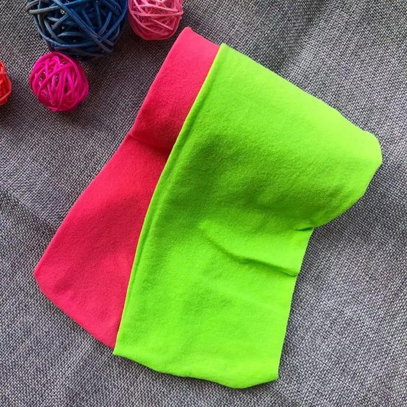 Candy Color Mixed Tights for Girls Baby Stretch Trouser Skinny Pants Kids Dance Pantyhose Spring Autumn Courful Fashion Stocking
