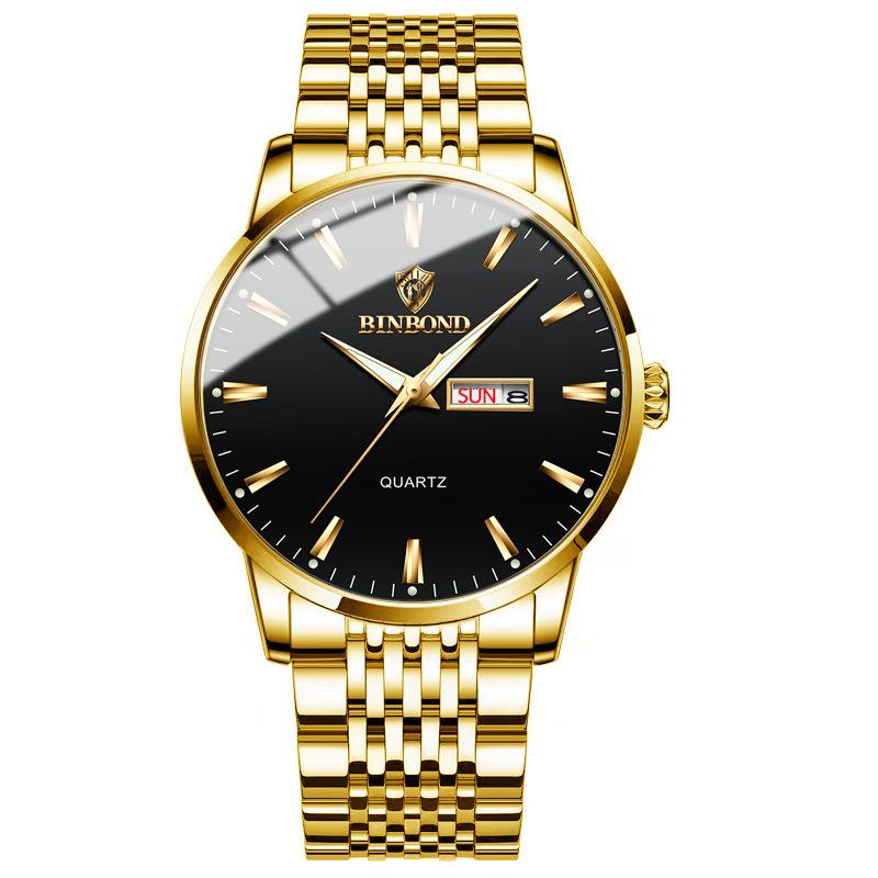2024 Mens Watches Top Brand Luxury Business Men Watch Waterproof Male Clock Man Quartz Wristwatches Auto Date Week