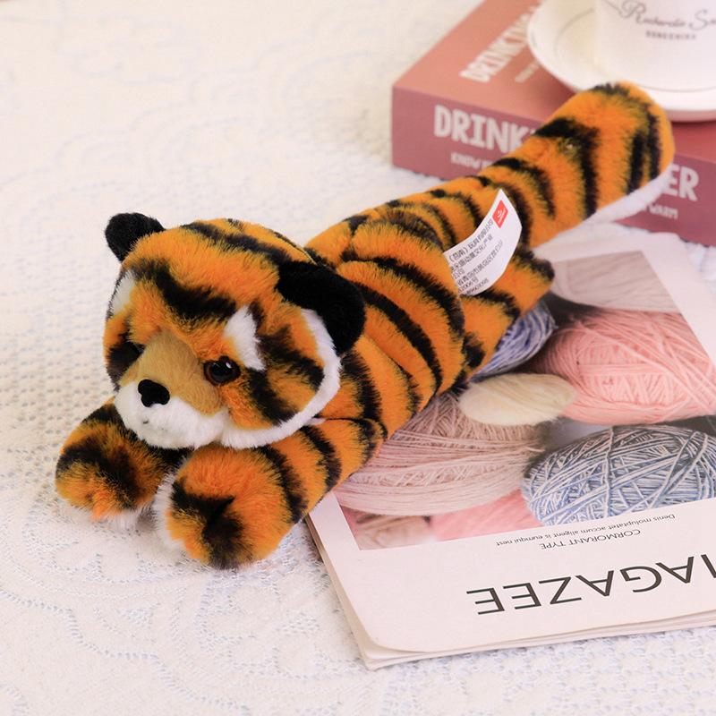 Creative Stuffed Animals Raccoon Fox Husky Cat Monkey Papa Circle Toy Wrapped Around Arm Doll Toys For Kids Birthday Gift