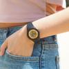 Authorized distributor Ice watch digital ladies 021607 ice digit black gold small [Ice watch]