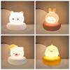Dimmable Animal Night Light 3 Level Dimmable USB Rechargeable Sleeping Lamp Cute Design Novelty Style Breastfeeding Nightlight