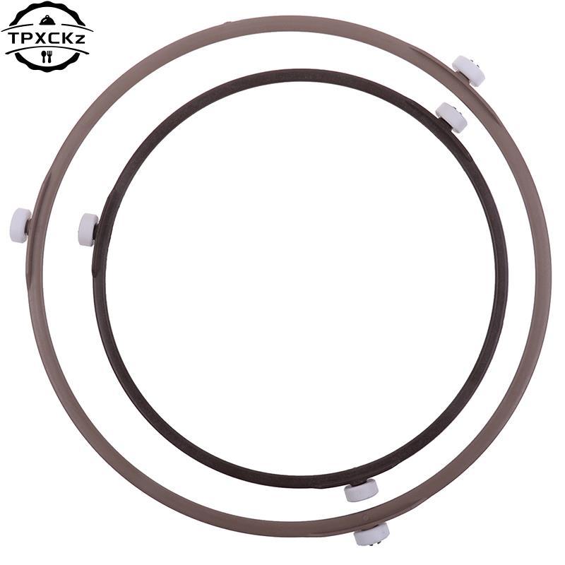 1 Stück Mikrowellenherd Drehteller Halterung Kreis Drehbarer Ring Stütze Rollenhalterung Glas Drehteller Grundplatte Tablett Halter Ständer