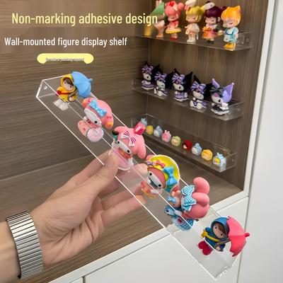 Mengli Transparent Wall-Mounted Display Stand for Blind Box and Small Ornaments