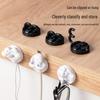 Magnetic Rotating Desktop Cable Organizer & Car Charger Clip